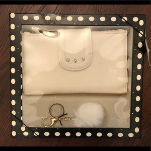 Purse, Wallet and Keychain Set